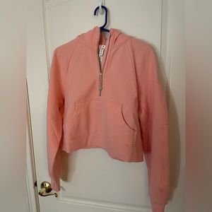 NWT Lululemon Scuba Oversized Half-Zip Hoodie - Dew Pink XS/S